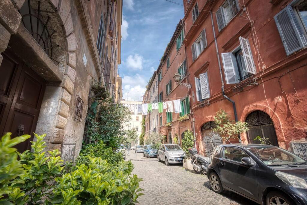 Shabby Apartment @Trastevere Roma Exterior foto